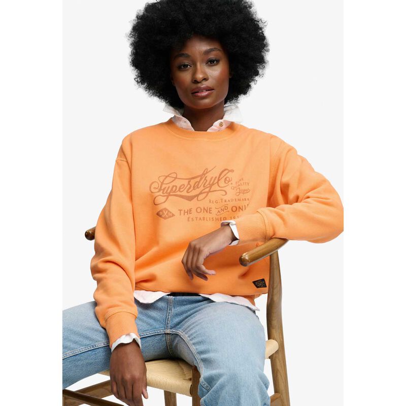 Superdry Industry Worker Loose Crew image number 2
